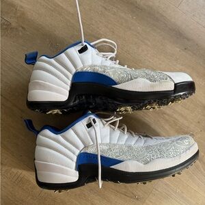 Nike Air Jordan White Game Royal Golf Size 14